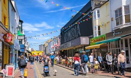North Laine, pictured in pre-pandemic days.
