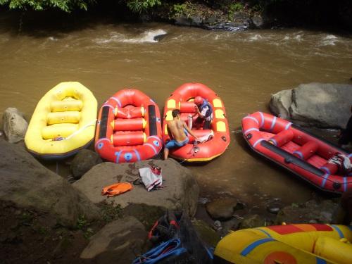 White water rafting in Ubud