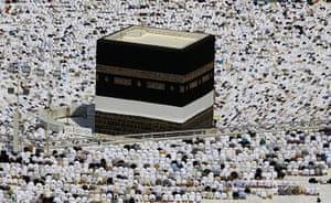 Hajj In Mecca: Muslim pilgrims pray inside the Grand Mosque, during the annual Hajj 